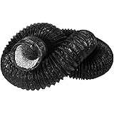 OOPPEN ダクトホース 収納型フレキシブルダクト 75 100 125 150 200mm 換気用アルミホース 排気ホース 換気用ホース 【インボイス制度登録店】 耐熱 防水 [メーカー１年保証] (100mm*10m)