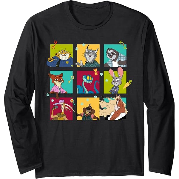 Amazon | ディズニー ズートピア ニック・ワイルド Sly Fox 長袖T