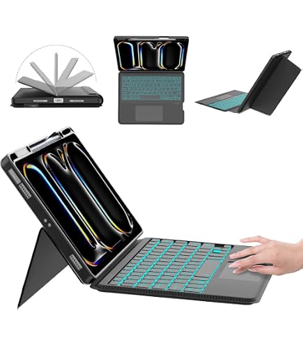 Amazon.co.jp: iPad Pro 13 インチ M5/M4 キーボードケース ペンシル