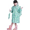 レインコート キッズ Sanaris レインウェア キッズ 子供用 レインコート 男の子 レインポンチョ ランドセル 防水 かっぱ 専用ポーチ付き