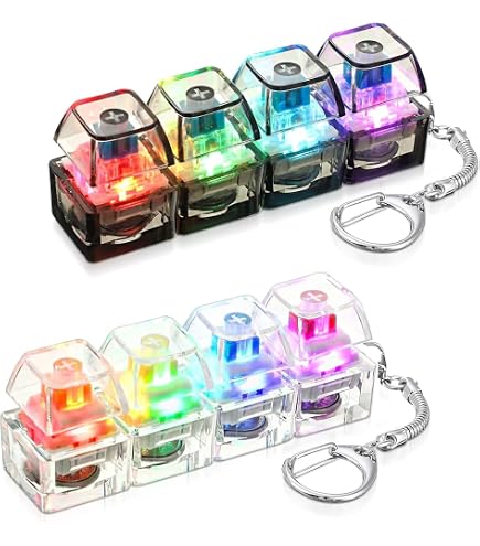 Amazon.co.jp: キーホルダー キーボード メカニカルキースイッチ キー