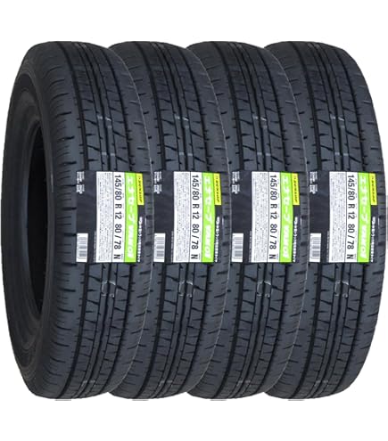 Amazon.co.jp: ダンロップ(DUNLOP) 145/80R12 86/84N ENASAVE VAN01 1