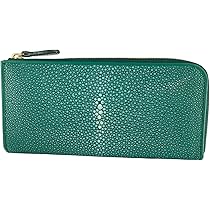 Amazon | スティングレイ L字ファスナー 長財布 (Green) | 財布
