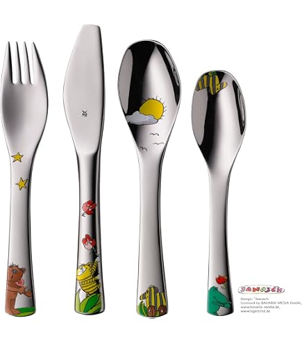WMF Winnie The Pooh Cromargan Children's Cutlery Set, Multi-Colour
