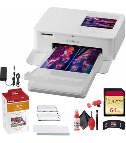 Amazon | Canon Selphy CP1500 インクと用紙 KP-108IN KP108 3色インク