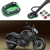 Amazon | LEDISHUN バイク サイドスタンド プレート カワサキ