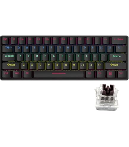 Amazon | E-YOOSO Z-14 メカニカルゲーミングキーボード