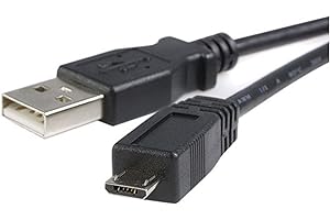 StarTech.com 6ft Micro USB Cable - A to Micro B - 6ft USB to Micro b - 6ft USB to Micro Cable - 6ft Micro USB Cable (UUSBHAUB6), Black