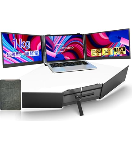 LGGST S6 トリプルモニター ポータブルモニター 15.6インチ　新古品 Amazon.co.jp: LGGST S6 トリプルモニター ポータブルモニター 15.6
