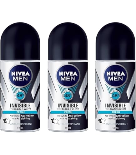 NIVEA Black & White Invisible 15本 Amazon.co.jp: Nivea Men