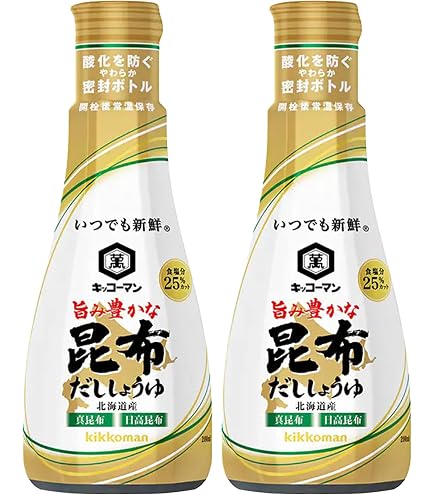 Amazon.co.jp: キッコーマン 旨み豊かな昆布しょうゆ 200ml : 食品