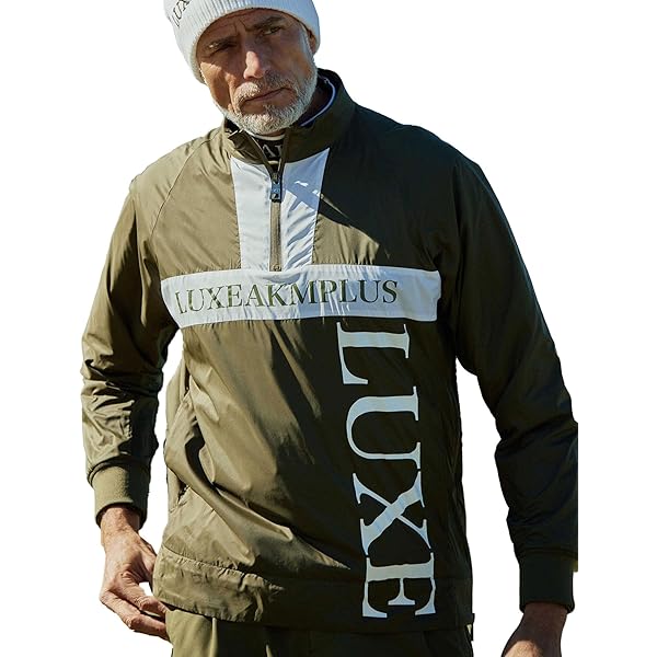 LUXEAKMPLUS 23AW バイカラー総柄中綿 スニードジャック ゴルフ リュクスエイケイエムプラス LUXEAKMPLUS(リュクスエイケイ