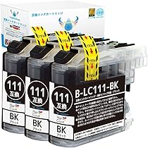 brother LC111-BK 黒4個セット 互換インク ブラザー 驚愕爆安 Amazon.co.jp: brother(ブラザー) 純正互換インクカートリッジ LC111 4