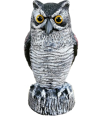 ✨残り1点✨Rvimoka【3D立体型のフクロウ】鳩よけカラスよけ 鳥害対策