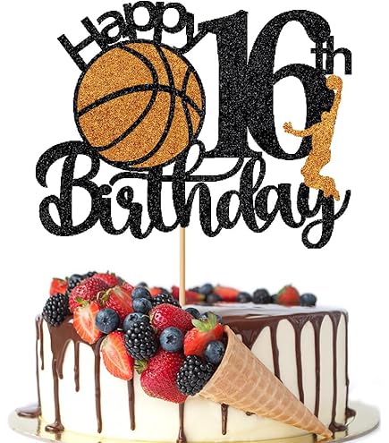 Happy Brthday Cake Topper| 16th Brthday Laser Cut Template