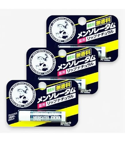  リップスティック 3本セット Amazon.co.jp: 《セット販売》 ロート製薬 メンソレータム 薬用リップ