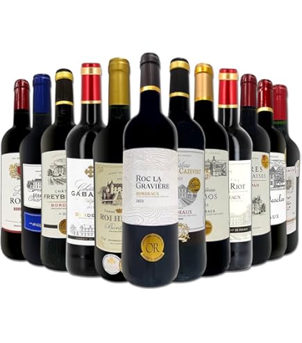 Amazon.co.jp: メダル総数14金 すべて金賞ボルドー＆南仏 特選12本