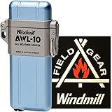 ウィンドミル(Windmill) ウインドミル ターボライター 青 AWL-10 ロゴステッカー付き 防水 耐風 充填式 307-3006K