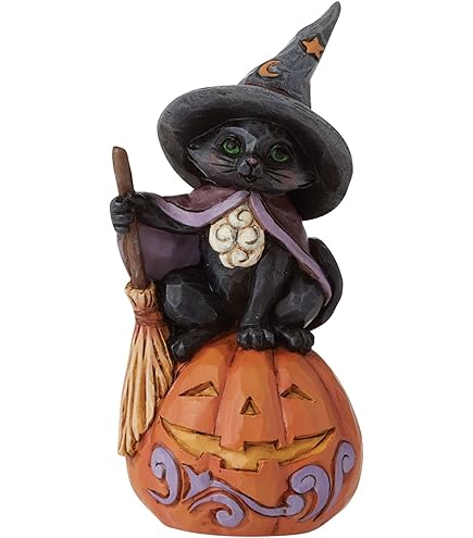 Amazon.co.jp: Enesco Jim Shore ハートウッドクリーク 四季 黒猫 ミニ