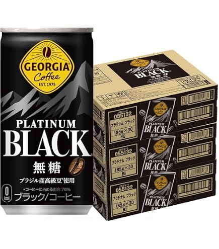 Amazon.co.jp: コカ・コーラ ジョージア プラチナムブラック 185g缶×30