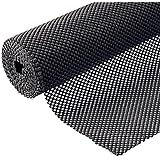 滑り止めマット UZIPAL 滑り止めシート 自由カット 吸音 滑り止め 丈夫 変形しにくい PVCマット 家庭 業務 車に 幅90×長さ100cm (ブラック)