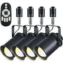 4個　コイズミスポットライト ブラック LED対応　ダクトレール用　4個 Amazon.co.jp: 共同照明 4個セット ダクトレール用 スポット