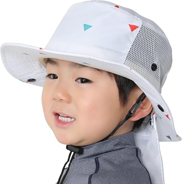 FELLOW Beach Hat in 33 Colors, UV Protection, Children's Surf Hat, Safari Hat, Kids Hat, Free Size, Pool, UV Protection, UPF50+ - 1