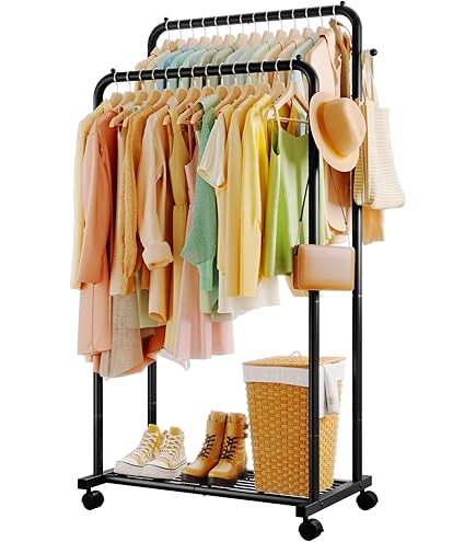 Amazon｜AQRA ハンガー 4層の大容量 ワードローブ 4つの組み立て方法