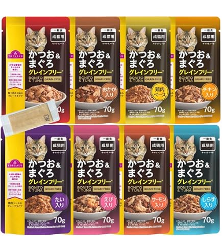 Amazon.co.jp: トップバリュ キャットフードパウチ かつお＆まぐろ