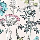 Amazon サンゲツ Reserve リザーブ 糊なし のり無し壁紙 クロス イラスト アート Space Sea 植物 花柄 ボタニカル 海洋生物モチーフ Re 旧re7326 1m 注文数 巾92cm 防かび 不燃認定 壁紙