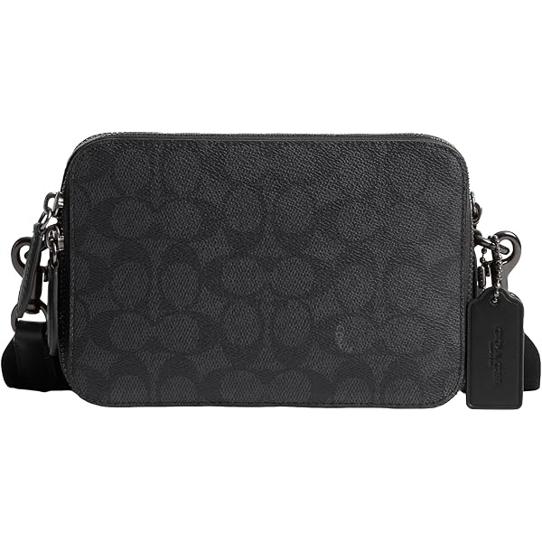 Amazon | COACH メンズ チャータークロスボディ 19, ブラック, One