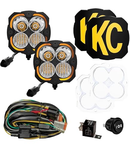 Amazon | KC HiLiTES FLEX ERA® 3デュアルモードSAEフォグライト - 2