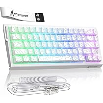 Amazon | ATTACK SHARKxMAMBASNAKE X68HE 磁軸ゲーミングキーボード