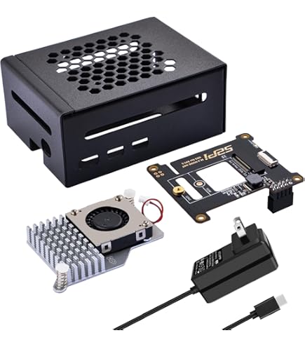 Raspberry Pi 5 16GB ファン + SSDマウント付属 Raspberry Pi SSD Kit for Raspberry Pi 5 - The Pi Hut