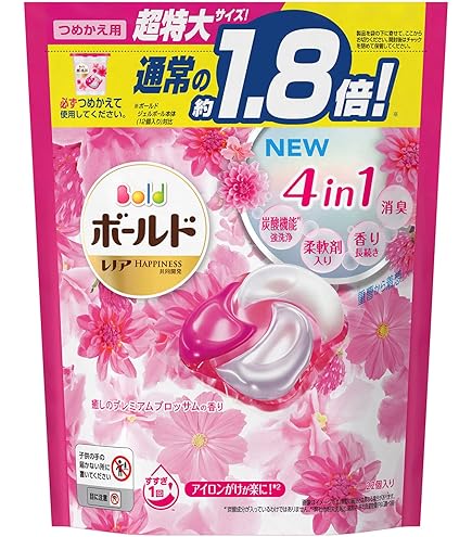 Amazon | P&G ボールド ジェルボール 癒しのプレミアムブロッサムの