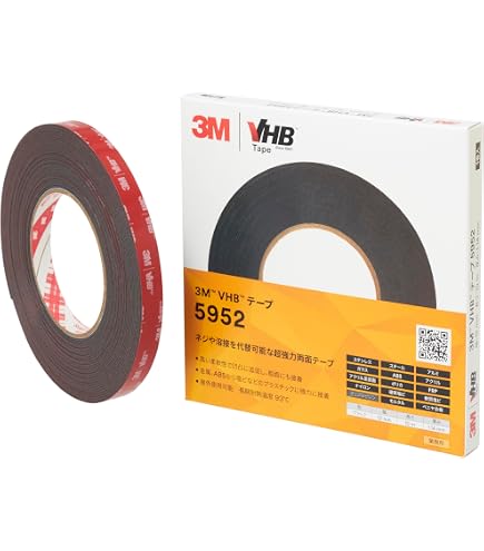 Amazon.co.jp: 3M 屋内 屋外 多用途 VHB テープ LSE-110WF, 白, 12 mm