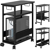 Amazon.co.jp: MIYOKI パソコンワゴン PCワゴン 複合機ラック