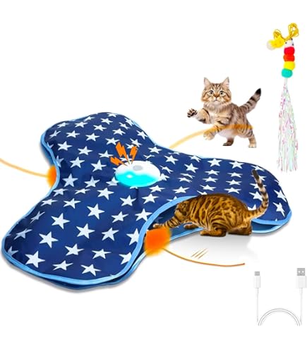 Amazon | INKZOO 猫のおもちゃ インタラクティブな猫のおもちゃ 屋内猫