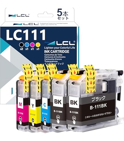 Amazon.co.jp: LCL Brother用 LC111-4PK LC111 LC111BK LC111C LC111M