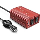 BESTEK インバーター シガーソケット コンセント 300W PD DC12VをAC100Vに変換 USB1ポート PD1ポート搭載 PD出力対応 12V車専用 カーインバーター 車載用インバーター