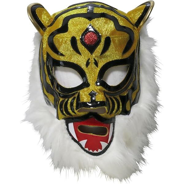 Amazon.co.jp: [Maskedmania] 【プロレスマスク】 猛虎 伝説の虎 セミ