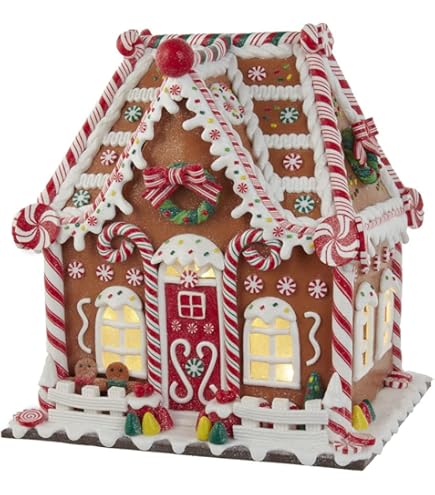 クリスマス ♡ ライト付ハウス Amazon.co.jp: WONDER GARDEN クリスマスビレッジハウス