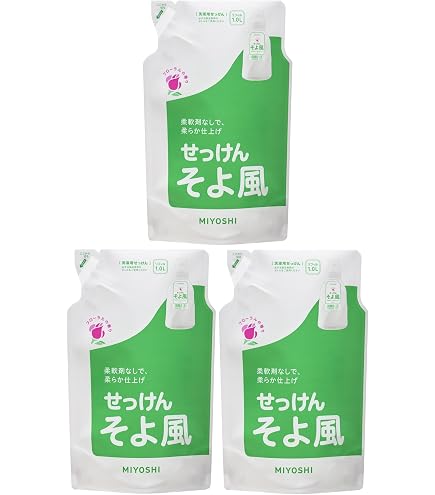 Amazon | ミヨシ石鹸 液体せっけん そよ風 5L | MIYOSHI | 液体洗剤