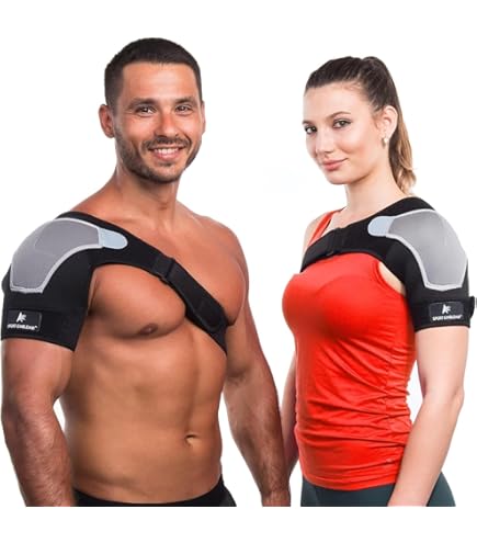 ORTONYX Shoulder Stability Brace - Compression Sleeve For Rotator Cuff Support & Pain Relief