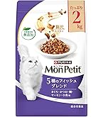Amazon.co.jp: モンプチ バッグ ドライ 15歳以上用5種のブレンド