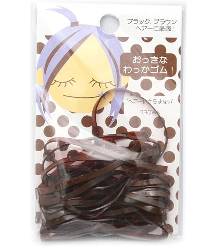Amazon | からまないヘアゴム おっきなわっかゴム HR-I252 ブラック