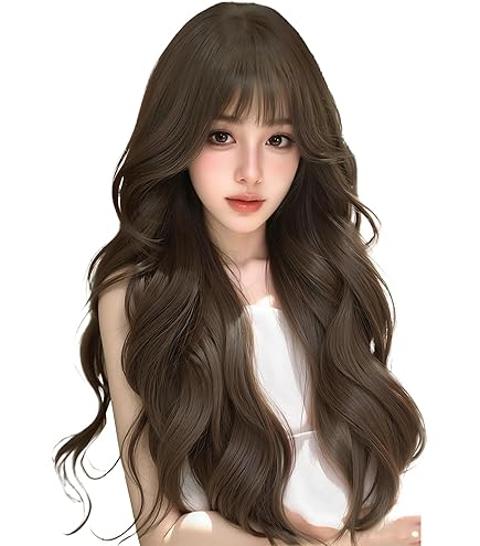 Amazon.co.jp: Sofeiyan ウィッグ ロング 巻き髪 センター分け カール