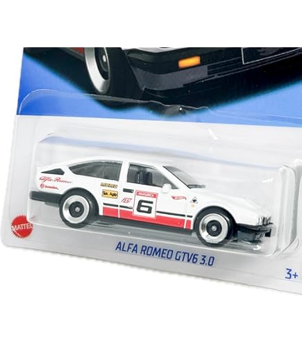 Amazon | Hot Wheels Alfa Romeo GTV6 3.0, Retro Racers 10/10 [red