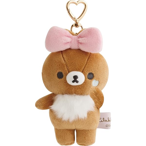 Amazon.co.jp: サンエックス リラックマ ミラー付ぬいぐるみポーチ