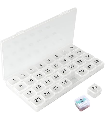 Amazon.co.jp: aeso ピルケース ピルオーガナイザーボックス 小分け